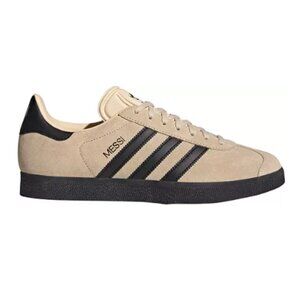 New!! adidas Gazelle Messi Shoes - Tan/Black